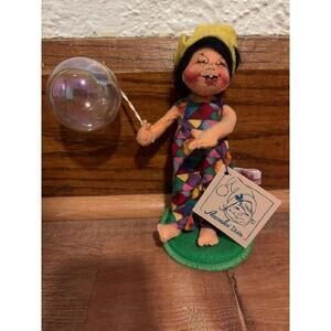 Annalee 1999 Mobilitee Tomboy Doll 7” with Tag VGC